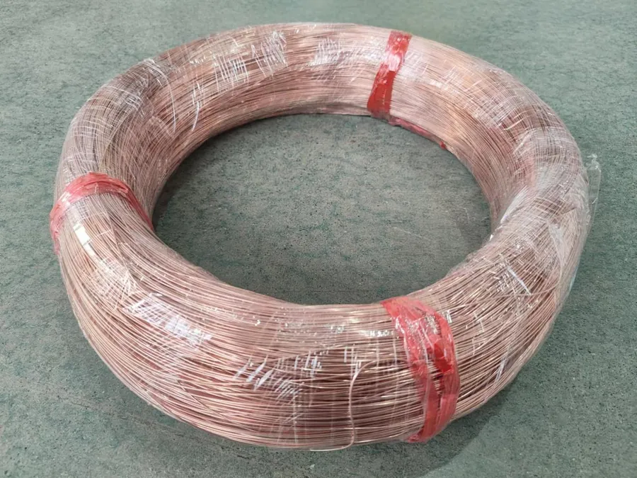 Coil of pure nickel wire